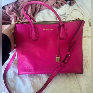 Raspberry Michael Kors purse